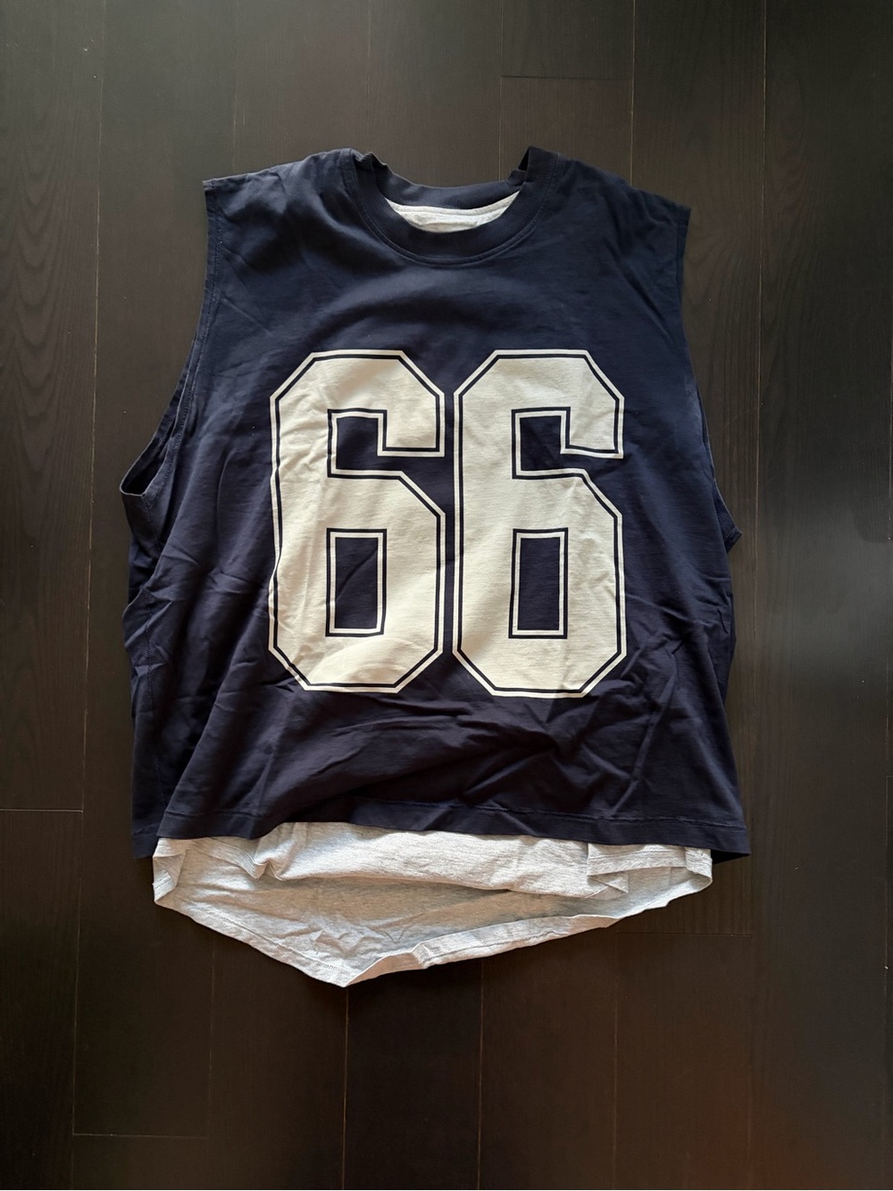 GSLC Reversible Muscle Tee with White '66' Graphic